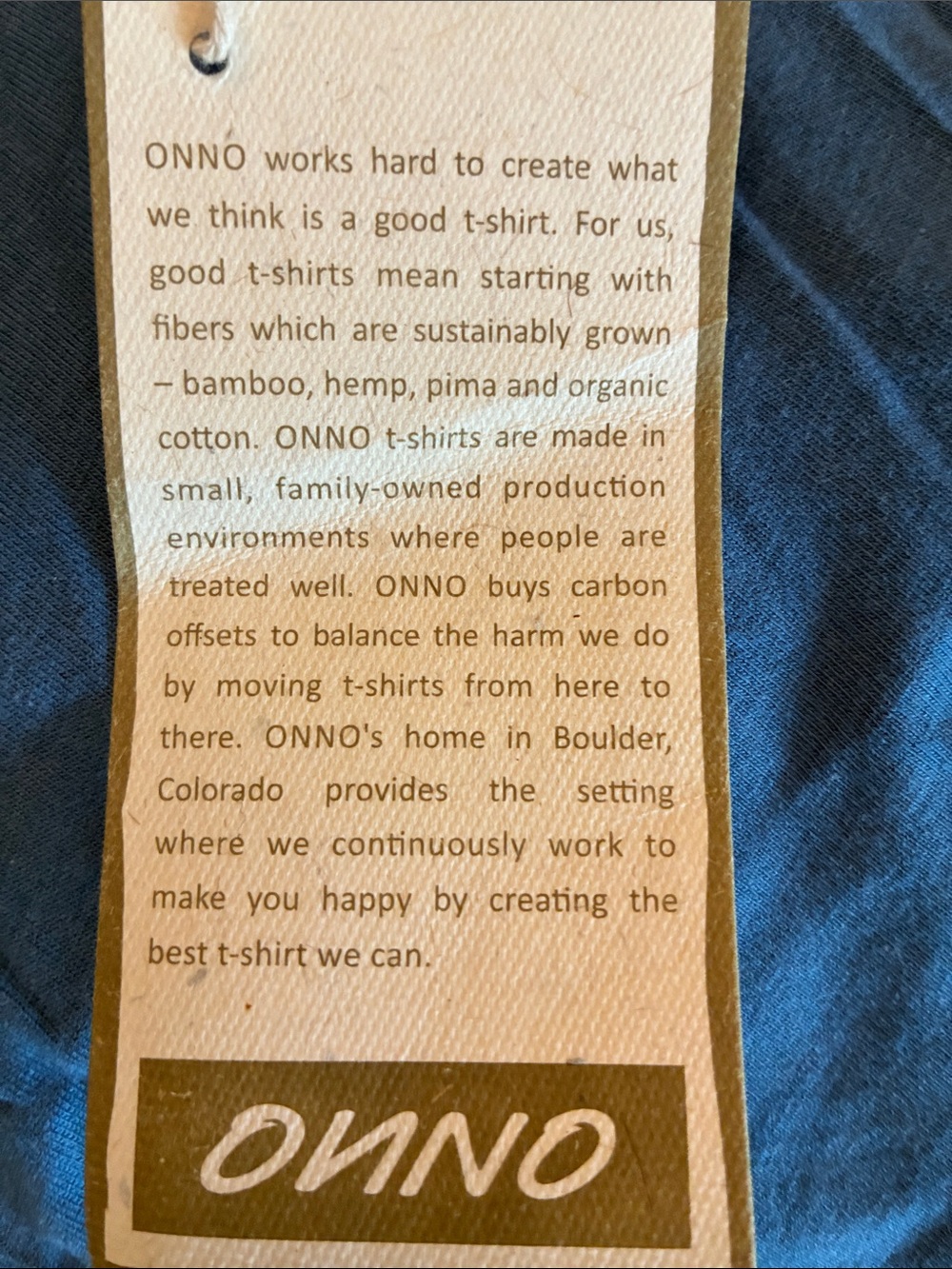Bundle of two medium Onno Bamboo tshirts. One NWT and one NWOT - Picture 4 of 8